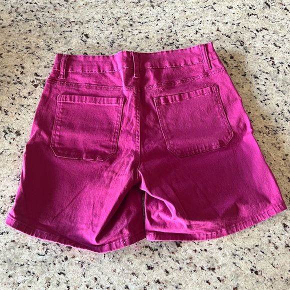 One 5 One Women's Fuschia Shorts - Picture 2 of 7